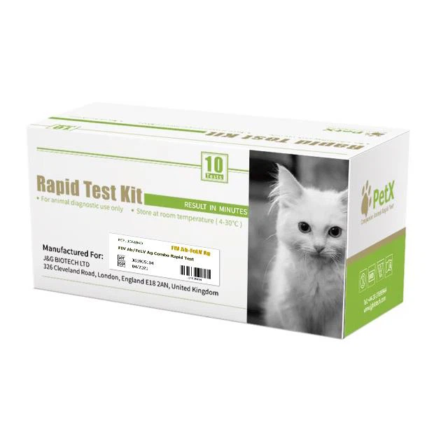 FIV Ab/FeLV Ag Tástáil Teaglama